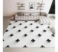 Alfombra 160x230cm Signo de Suma Negra Alfombra 3D de Pelo Corto NiñOs y NiñAs Moqueta Suave y Mullida Lavable Lavadora Adecuado para Dormitorios Estudios Salas de Estar y Pasillos b-2589