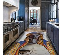 Alfombra 200x300 Abstracta Alfombrilla Lavables a máquina Tapete Antideslizantes de Pelo bajo Plegable Modernas Retrato Finas para Dormitorio salón Comedor Área Arte Figura en el la