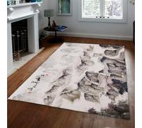 Alfombra 200x300 Lavables para el salón Alfombrilla Grande Tapete Suave de Pelo bajo con Respaldo Antideslizante la Mesa del Comedor Dormitorio Oficina en casa Tallombra paisajística