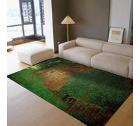 Alfombra 200x300 para la Zona de casa Campo Vine Botanical Alfombrilla Grandes salón Tapete Verde Antideslizante Suave Dormitorio Felpudo Resistente a Manchas en el Comedor Moqueta Pelo