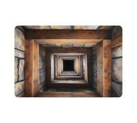 Alfombra 3D con ilusión óptica | Alfombrilla de puerta moderna de 40 x 60 cm, alfombras con efecto tridimensional, para Halloween, entrada de cocina, baño y decoración para interiores de la casa