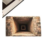 Alfombra 3D Illusion - Alfombra suave | Revestimiento de suelo - Efecto de agujero realista, duradero, antideslizante, para el hogar, oficina, apartamento, uso del producto, entrada, cocina, sala de
