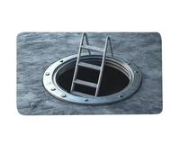 Alfombra 3D Que Parece Un Agujero, Alfombra Antideslizante De Ilusión Óptica Sin Fondo, Alfombras De Ilusión Visual Óptica De Trampa 3D Alfombras De Piso De Sala De Juegos para Sala De Estar, Baño