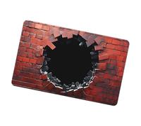 Alfombra 3D Rugs con diseño de ilusión óptica, alfombra con agujero sin fondo, camino profundo con tela ultra absorbente, respaldo antideslizante, efecto visual realista, ideal para el hogar, cocina