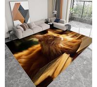 Alfombra 60x90cm Gato Alfombra 3D de Pelo Corto Mascotas Adorables Moqueta Suave y Mullida Lavable Lavadora Adecuado para Entradas Pasillos y Puertas de Entrada a-1408