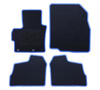 Alfombra A Medida Mitsubishi Spacestar (2013-2016) (2016-2020) 5Pz Ribete Azul