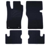 Alfombra A Medida Opel Astra F (1991-1998) 5 Ribete Gris Oscuro