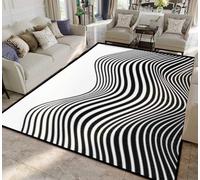 Alfombra absorbente con textura de mármol abstracto con impresión 3D para dormitorio, salón, habitación infantil, decoración del hogar, 180 x 280 cm, resistente a las manchas y fácil de limpiar