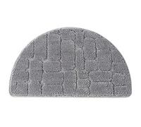 Alfombra absorbente de microfibra semicircular para el suelo, alfombra de entrada, alfombra de media luna, tapete de cocina antideslizante para el suelo