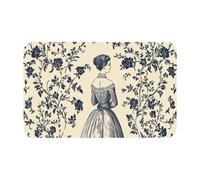 Alfombra Absorbente Letrero De Bienvenida Al Rancho Antideslizante Baños Felpudo Entrada Lavable En Lavadora Pasillo Alfombra Antideslizante 40X60Cm