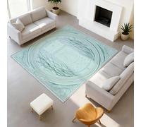 Alfombra abstracta elegante lavable, 50 x 80 cm, alfombra antideslizante de astrología del tarot, cañas de Piscis para sala de estar, alfombra suave de pelo corto, para dormitorio, comedor o interior