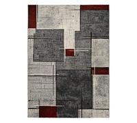 Alfombra abstracta en gris dreams, 80x150 cm - atticgo