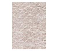Alfombra abstracta impresa en beige class, 80x150 cm - atticgo