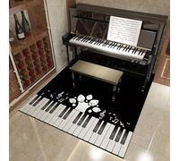 Alfombra acústica, Drum Carpet Music Rug with Non-Slip Bottom, Soundproof for Piano, Record Room, Studio - 80x160cm/31.5x63in(F)