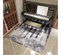 Alfombra acústica, Drum Carpet Music Rug with Non-Slip Bottom, Soundproof for Piano, Record Room, Studio - 80x160cm/31.5x63in(A)