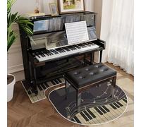 Alfombra acústica, Hardwearing Non Slip Chair Mat for Home Decor Living Room Study Playing(E)