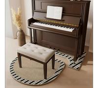 Alfombra acústica, Hardwearing Non Slip Chair Mat for Home Decor Living Room Study Playing(F)