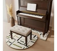 Alfombra acústica, Hardwearing Non Slip Chair Mat for Home Decor Living Room Study Playing(J)