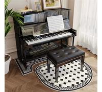 Alfombra acústica, Hardwearing Non Slip Chair Mat for Home Decor Living Room Study Playing(N)