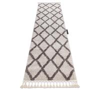 Alfombra alfombra de pasillo BERBER TROIK crema - para la cocina entrada pasillo 70x200 cm