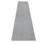 Alfombra Alfombra de pasillo sisal SION A5165A Mezcla Tejido plano gris 80x250 cm