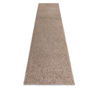 Alfombra alfombra de pasillo SOFFI shaggy 5cm beige - para la cocina entrada pasillo 70x300 cm