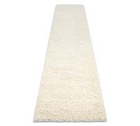 Alfombra alfombra de pasillo SOFFI shaggy 5cm crema - para la cocina entrada pasillo 70x300 cm