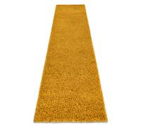 Alfombra alfombra de pasillo SOFFI shaggy 5cm oro - para la cocina entrada pasillo 60x250 cm