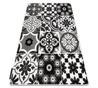 Alfombra ALTER Porto flores gris 80x150 cm