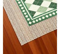 Alfombra Antideslizante 65 x 238 cm de PVC Malla Antideslizante para Alfombras Protección Resistente contra para Parqué O Baldosas, Blanquecino