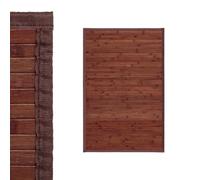 Alfombra Antideslizante, Alfombra de Madera de Bambú, Antimanchas, Resistente a la Humedad, para Salón, Dormitorio, Cocina, Baño, Pasillo (Marron)