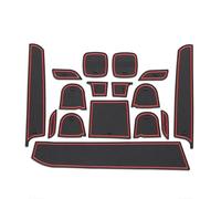 Alfombra Antideslizante Alfombrilla Goma para Portavasos Coche Antideslizante Suelo Acolchada Ranura Puerta para Suzuki para Swift 2005-2020(Style 1)