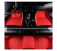 Alfombra Antideslizante Alfombrillas Cuero Coche para Dodge para Journey 2009-2014 Accesorios Alfombrilla Interior Alfombra Goma(Racing Red)