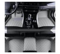 Alfombra Antideslizante Alfombrillas Cuero Coche para Dodge para Journey 2009-2014 Accesorios Alfombrilla Interior Alfombra Goma(Gris)