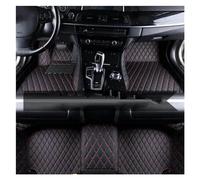 Alfombra Antideslizante Alfombrillas Cuero Coche para Dodge para Journey 2009-2014 Accesorios Alfombrilla Interior Alfombra Goma(Negro Rojo)