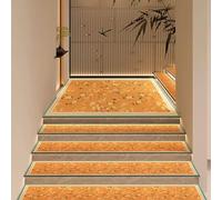 Alfombra antideslizante cálida para interiores para el hogar, alfombra antideslizante para escaleras, 15 x 26 x 75 cm, perfecta para seguridad y comodidad