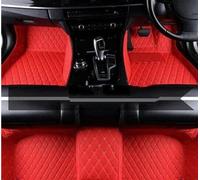 Alfombra Antideslizante Car Floor Mat For Fiat 124 For Spider For Type 348 2017-2019 Waterproof Mats Accessories Alfombra Goma(Racing Red,RHD)