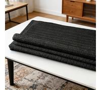 Alfombra Antideslizante de Malla 100 x 135 cm Multiusos de PVC, Lavable, Cortable, Reutilizable y sin Olores, Alfombra Antideslizante Suelo/Alfombrillas Antideslizantes Paraa Colchón, Negro