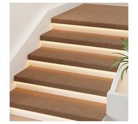 Alfombra antideslizante for escaleras, 10/12 pulgadas, alfombra for escaleras, reutilizable for todas las escaleras limpias y lisas, alfombrilla protectora for escalones(Color1,30x90CM/11.8x35.4in)