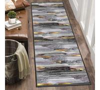 Alfombra antideslizante lavable para pasillo de cocina, 120 x 600 cm, moderna, larga, absorbente, para entrada, cocina, salón, dormitorio, pasillo, decoración