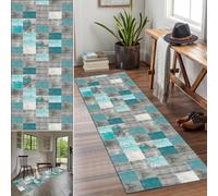 Alfombra antideslizante lavable para pasillo de cocina, 60 x 450 cm de largo, alfombra de entrada, para comedor, lavandería, baño, alfombra antideslizante