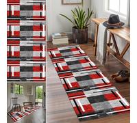 Alfombra antideslizante lavable para pasillo de cocina, 70 x 240 cm de largo, para entrada, comedor, lavandería, baño, alfombra antideslizante duradera, perfecta para decoración del hogar