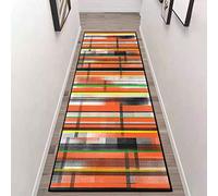 Alfombra antideslizante lavable para sala de estar, dormitorio, pasillo y entrada, moderna, resistente a las manchas, antideslizante, accesorio duradero para decoración del hogar