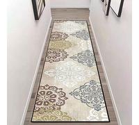 Alfombra antideslizante lavable para sala de estar, dormitorio, pasillo y entrada, moderna, resistente a las manchas, antideslizante, para decoración del hogar y seguridad