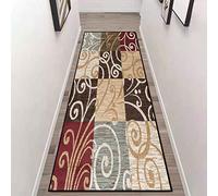 Alfombra antideslizante lavable para sala de estar, dormitorio y pasillo, moderna alfombra antideslizante para interiores y zonas de alto tráfico
