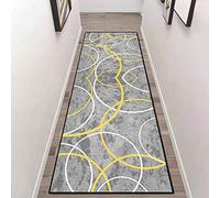 Alfombra antideslizante lavable para sala de estar, dormitorio y pasillo, moderna, resistente a las manchas, antideslizante, para interiores y decoración del hogar