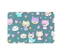 Alfombra Antideslizante Lindo Zorrito Natural Oficina Felpudo Entrada Absorbentes Perro Alfombra Absorbente 40X60Cm