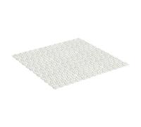 Tatay Alfombra de Bañera Antideslizante de PVC con Ventosas, Resistentes a Moho y Microbios, Anti-Bacteriano, Diseño Piscis, Blanco Pergamón. Medidas 54 x 54 cm