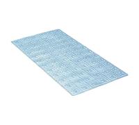 Tatay Alfombra de bañera BCN 72 x 36 cm – PVC antideslizante con ventosas, antibacteriana, azul