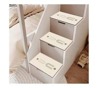 Alfombra Antideslizante para escaleras de litera, de Tierra de diatomeas, para Interiores, Dormitorio Infantil, Loft bajo, Cama Individual, Escalera Lateral(E,4Pcs 40x40cm)